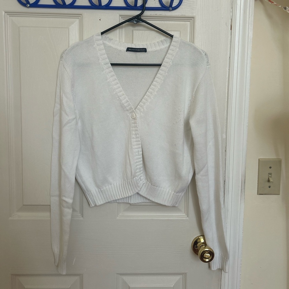 Brandy Melville White Cardigan